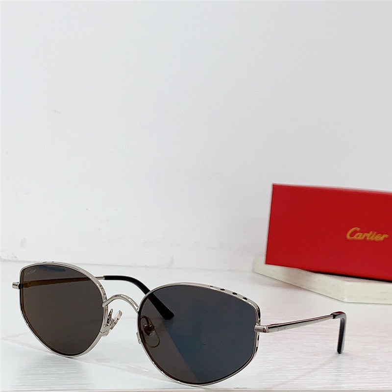 NEW Cartier metal frame sunglasses Panthere Women's s  0300S | 001 🐆 - buyonlinebehappy