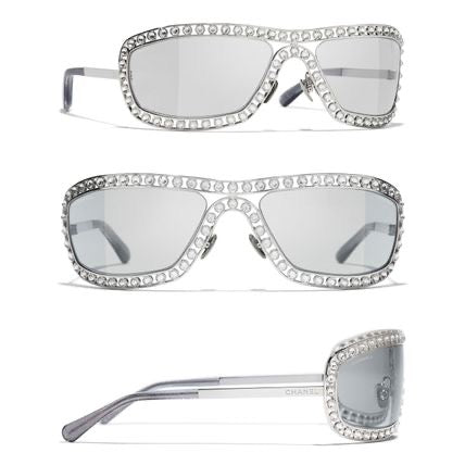 - CHANEL Shield Sunglasses A71558🖤 - buyonlinebehappy