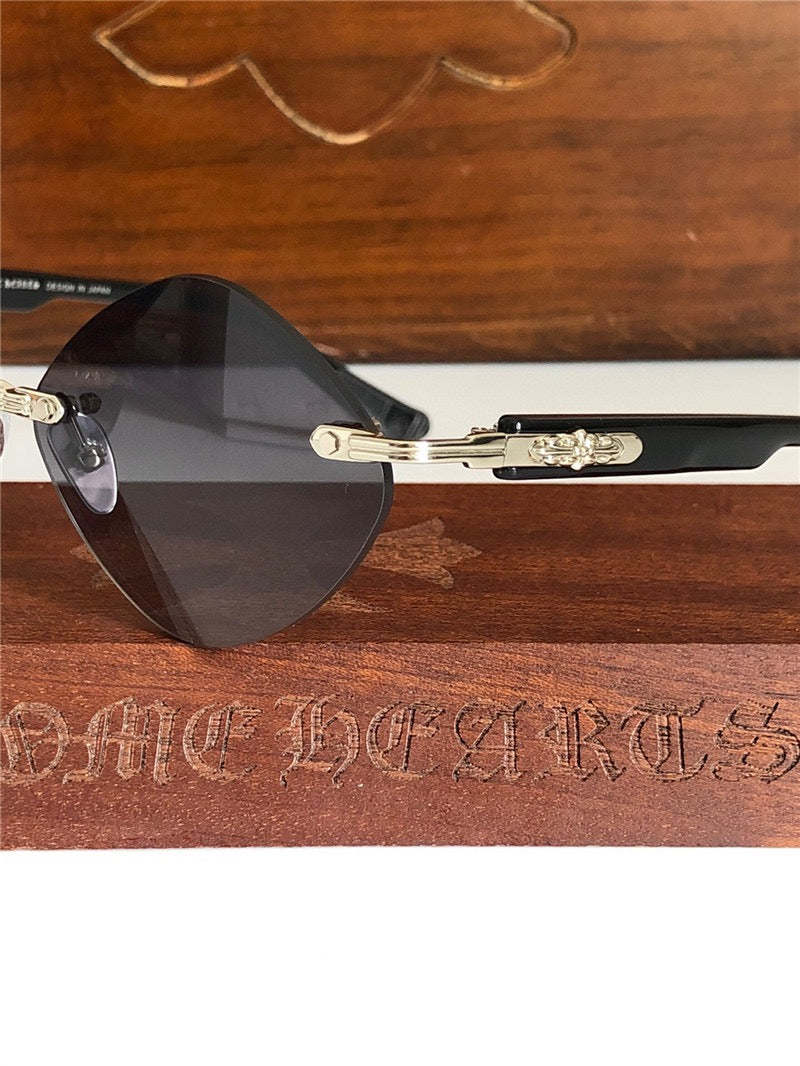 Chrome Hearts DEEP III 3 Rhombus Zeiss Lens Unisex Sunglasses⚜️ - buyonlinebehappy