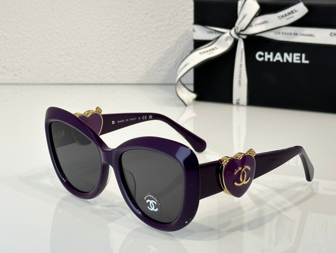 CHANEL Butterfly 5517 1459/S3 Women's Sunglasses 🖤 - buyonlinebehappy