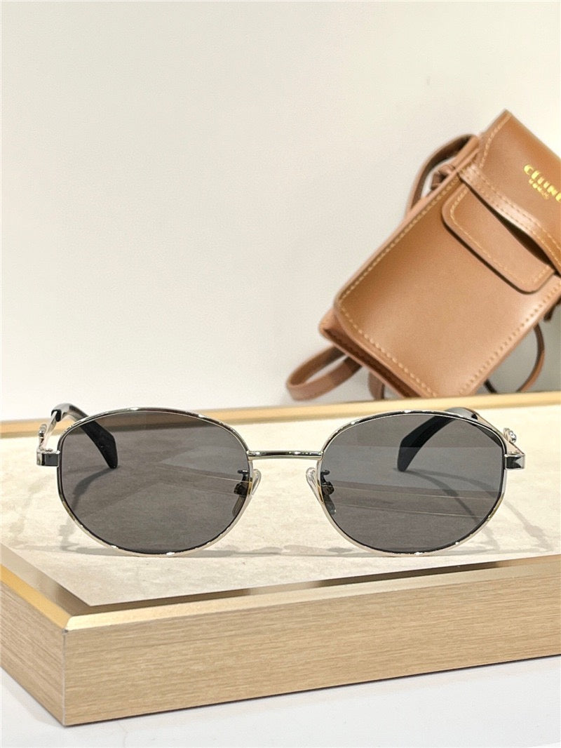 CELINE Triomphe Metal Racer CL 40069 Sunglasses ✨ - buyonlinebehappy