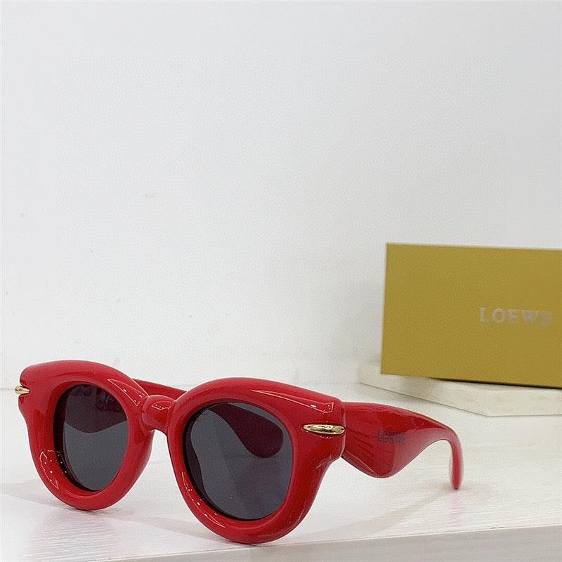 LOEWE Butterfly Inflated Round-Frame Acetate Sunglasses ✨ - buyonlinebehappy