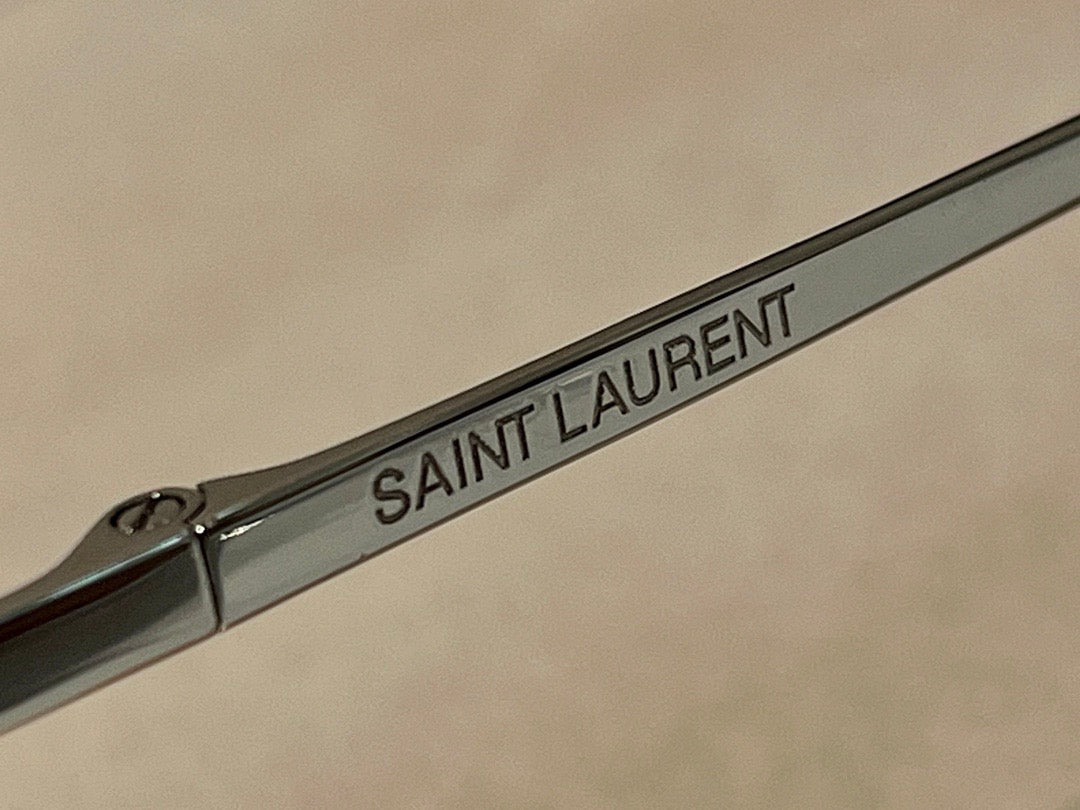 Saint Laurent SILVER-GOLD SL 605 LUNA’ Sunglasses✨ - buyonlinebehappy