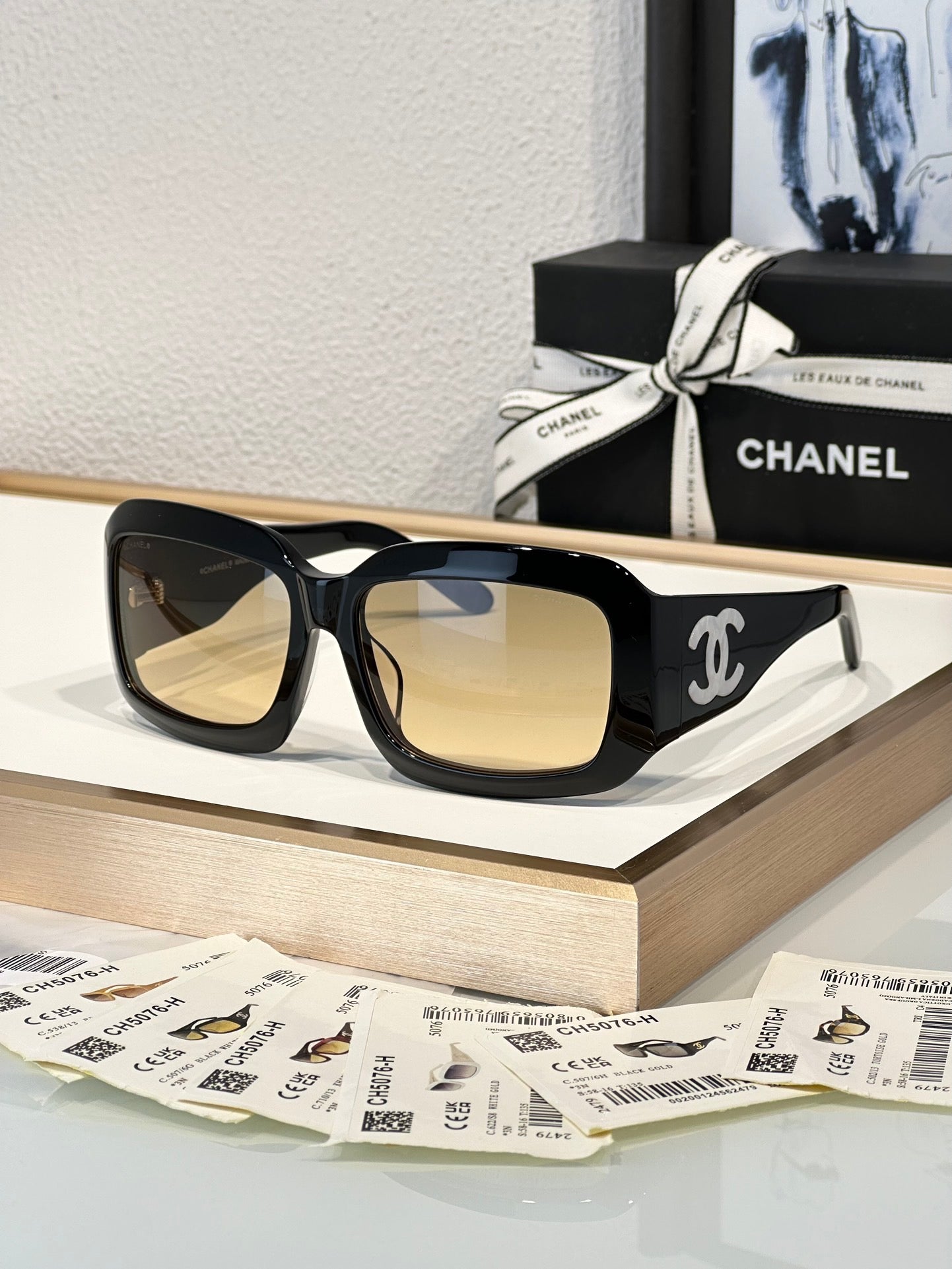 CHANEL Sunglasses Butterfly 5076-H 538/13 18741 🖤 - buyonlinebehappy