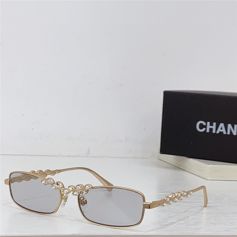 2024 CHANEL Rectangle Sunglasses 9567B C395/6V 🖤 - buyonlinebehappy