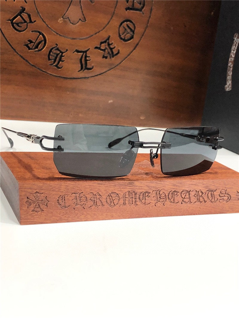 Chrome Hearts LORDIE Gold Rimless 56 15 134 Zeiss Lenses Sunglasses⚜️ - buyonlinebehappy