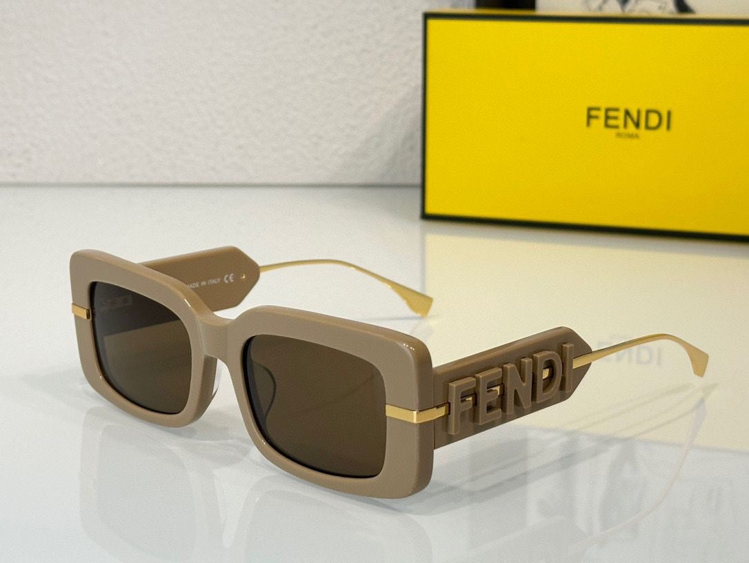 Fendi Women's Acetate Square 7 Colors Fe40133I Sunglasses✨ - buyonlinebehappy