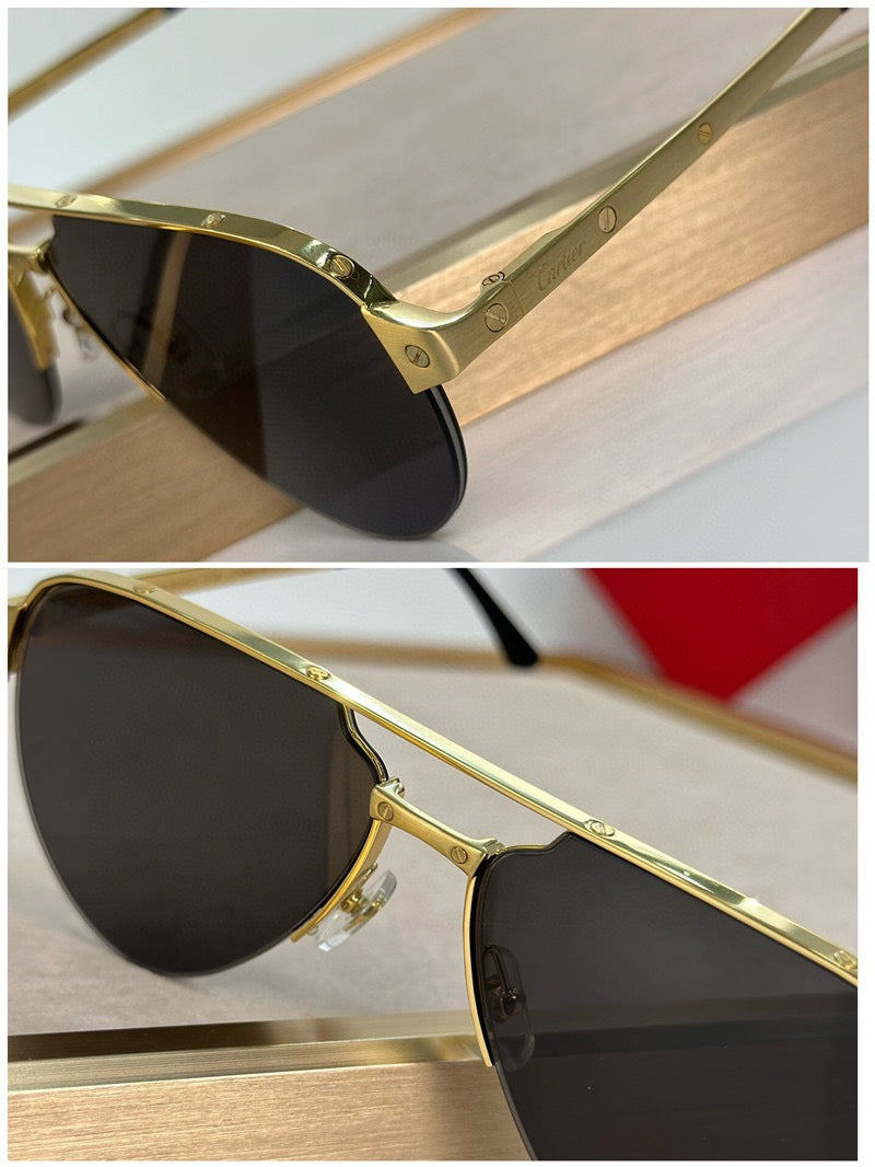 Cartier CT0386S 003 Sunglasses Men's $1295  ✨ - buyonlinebehappy