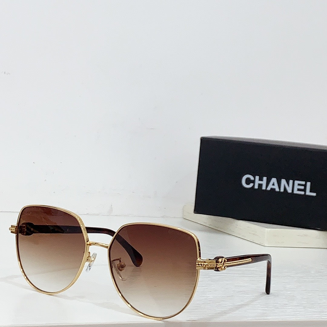 Chanel 2213 Women's Oversize Metal Frame Sunglasses ✨ - buyonlinebehappy