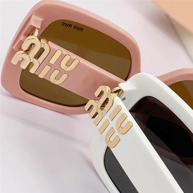 Miu Miu 2024 Glimpse Square frame Acetate - 54 -10YS Women's Sunglasses✨ - buyonlinebehappy