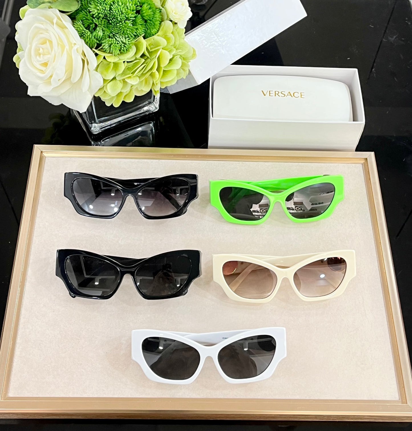 VERSACE MEDUSA RUNWAY SQUARED 9608 Sunglasses Women's✨ - buyonlinebehappy