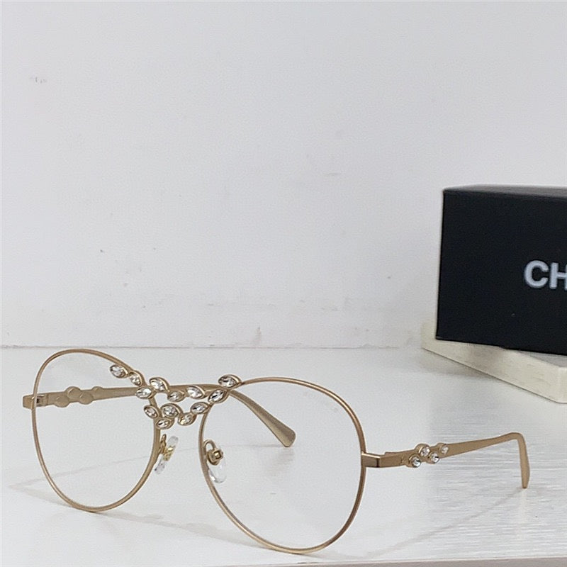 2024 CHANEL Pilot Metal & Strass Sunglasses 9566B 🖤 - buyonlinebehappy