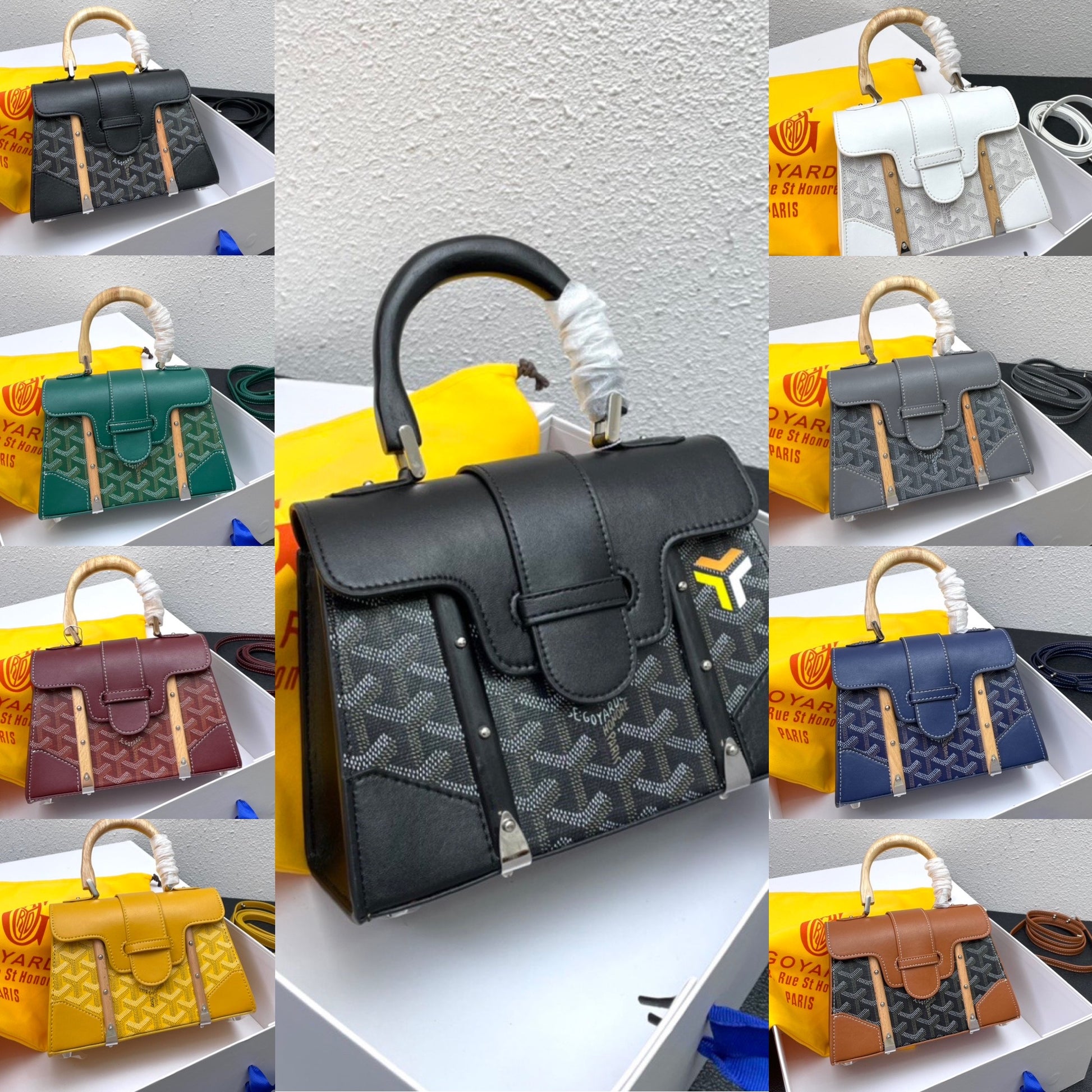 GOYARD Saïgon Structuré Mini Bag 9 Colors✨ - buyonlinebehappy