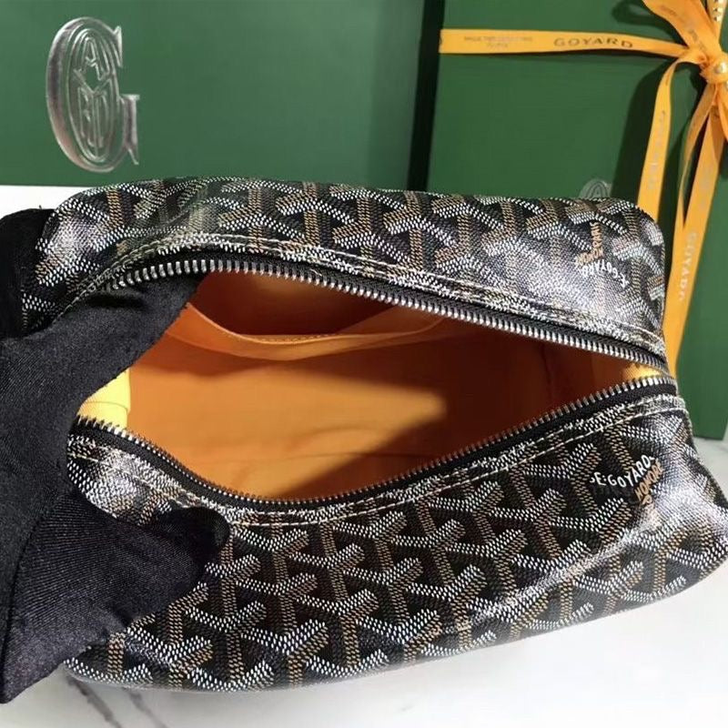 Goyard Bowling 25 Toiletry Bag In Goyardine Canvas✨ - buyonlinebehappy