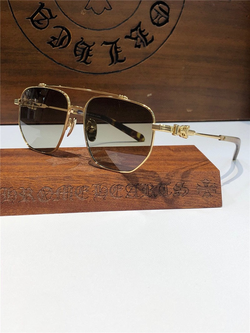 Chrome Hearts 8005 ZEISS lenses UNISEX Sunglasses 4-Colors ⚜️ - buyonlinebehappy