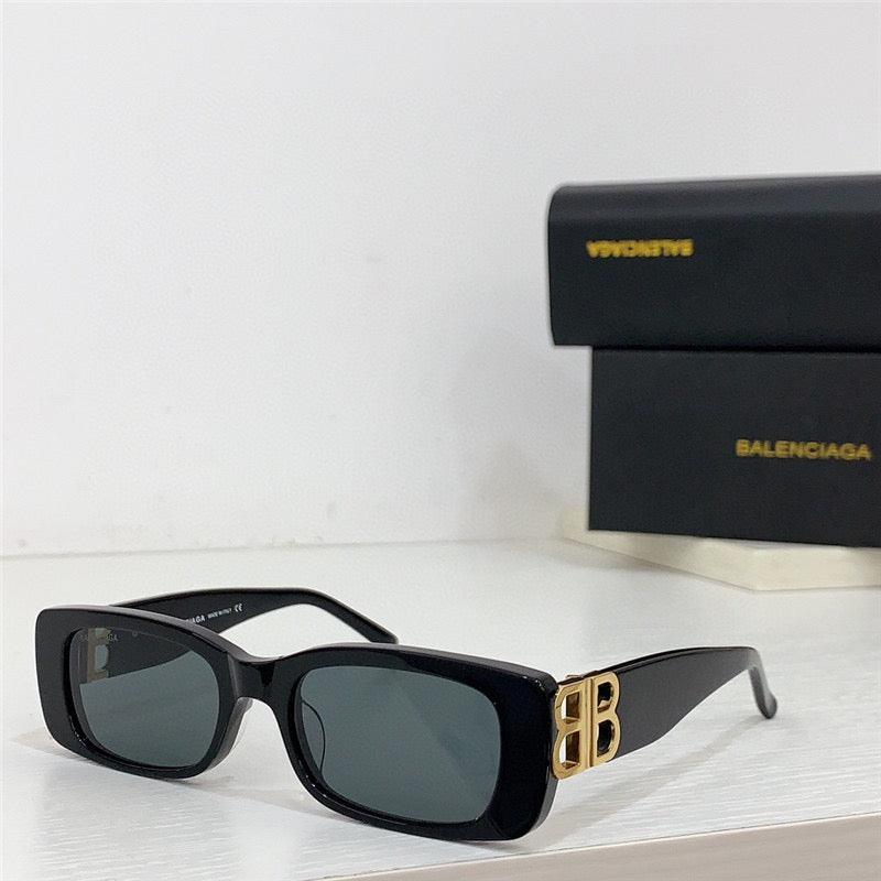 Balenciaga Eyewear Dynasty rectangle-frame sunglasses Unisex🖤 - buyonlinebehappy