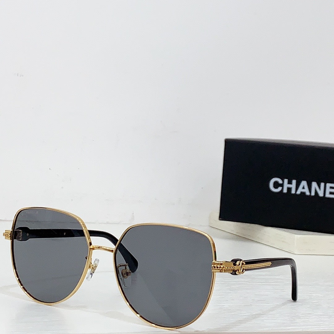 Chanel 2213 Women's Oversize Metal Frame Sunglasses ✨ - buyonlinebehappy