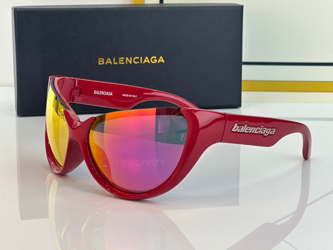 BALENCIAGA 0201S Black Mask Butterfly / Cat Eye Fashion Sunglasses 🖤 - buyonlinebehappy