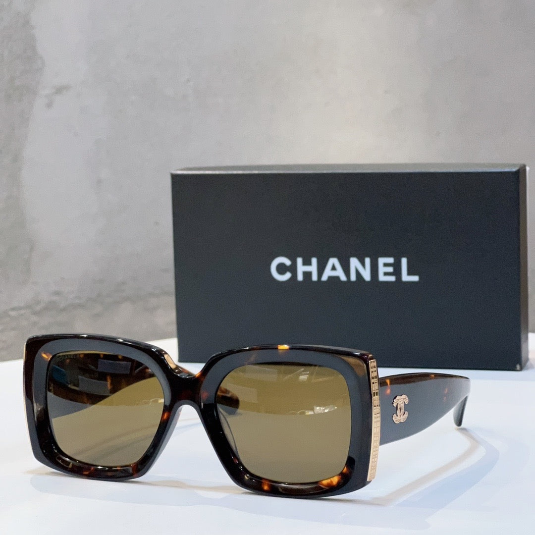 - CHANEL RECTANGLE 5435 C622/S6 Women's Acetate Sunglasses 5 COLORS ✨ - buyonlinebehappy