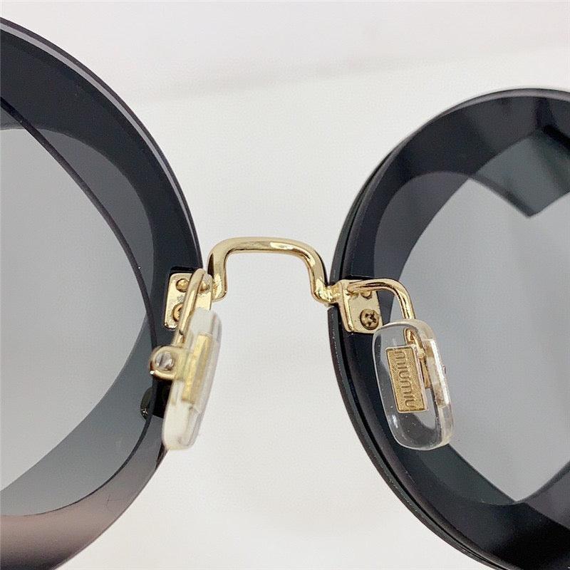 Miu Miu Sunglasses MU 01SS Gold-Black Frame Women's Sunglasses✨ - buyonlinebehappy