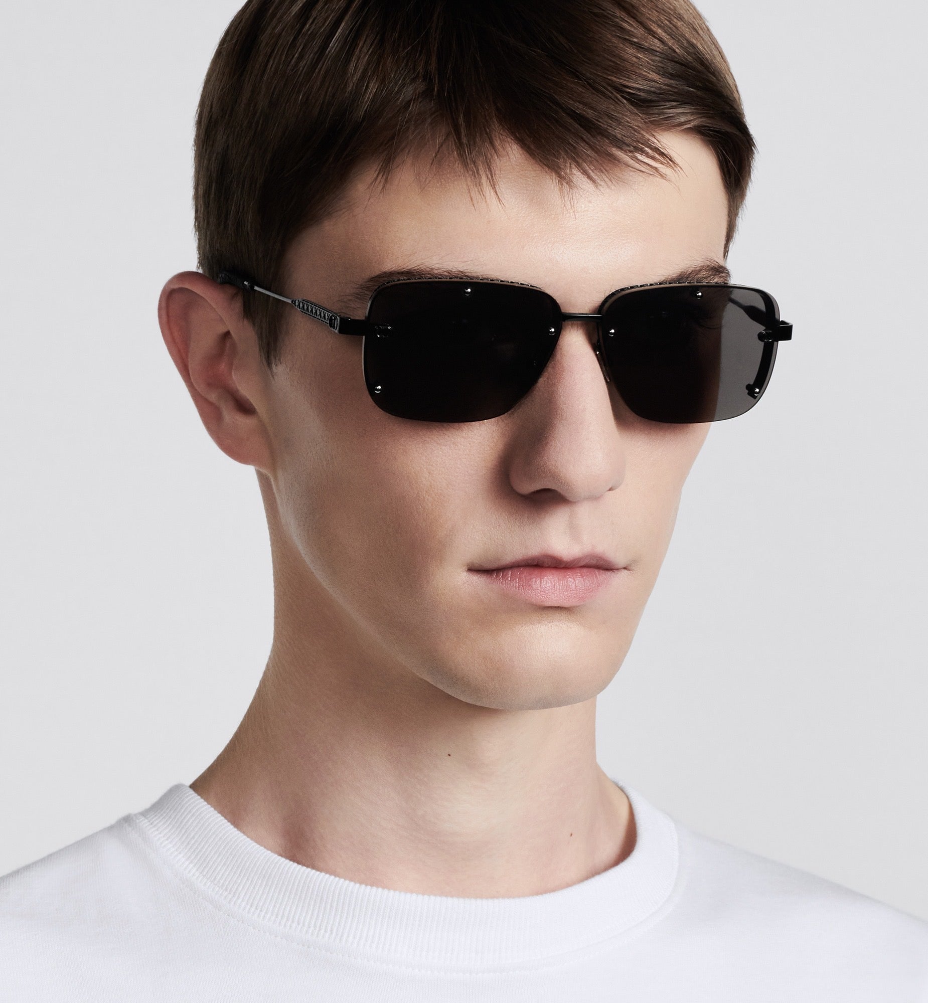 DIOR HOMME NeoDior S4U Mirrored Rectangular Sunglasses✨ - buyonlinebehappy