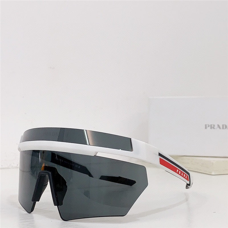 PRADA 59mm Shield Sunglasses Prada Linea Rossa   🟥 - buyonlinebehappy