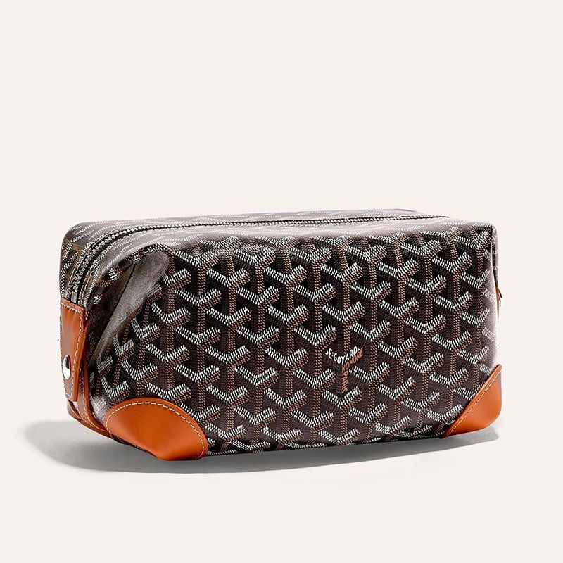 Goyard Bowling 25 Toiletry Bag In Goyardine Canvas✨ - buyonlinebehappy