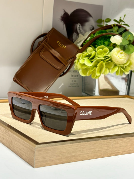 CELINE Eyewear MONOCHROMS 40214 Acetate Women's Céline Sunglasses✨