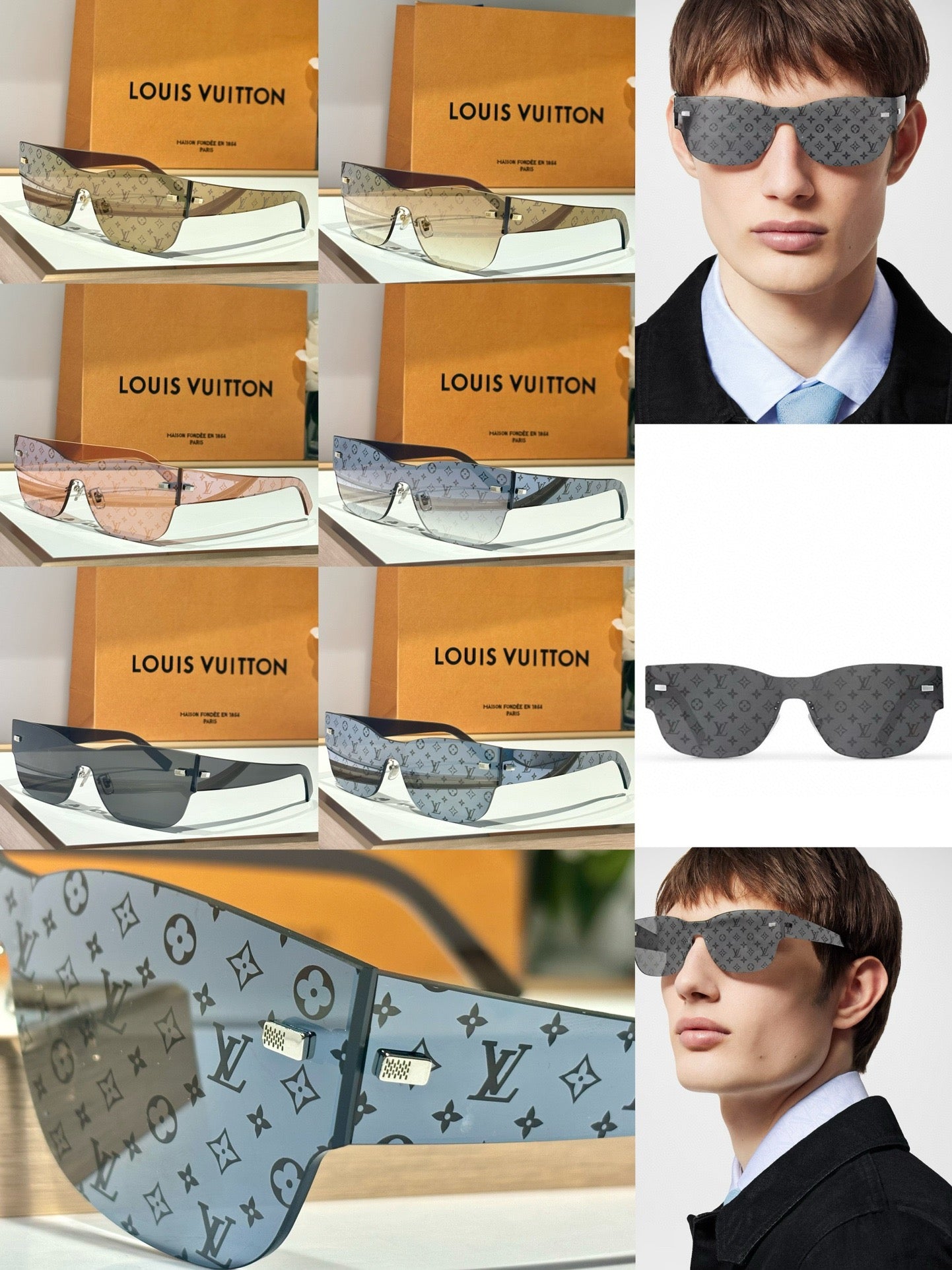 Louis Vuitton Z2198U LV Superlight Square Round Sunglasses ✨$1200