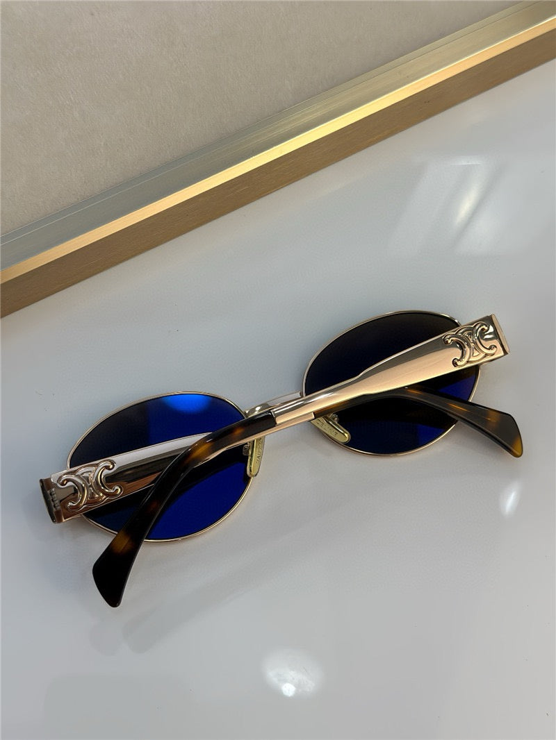 Celine Triomphe Metal Oval 40235 Women's Sunglasses✨