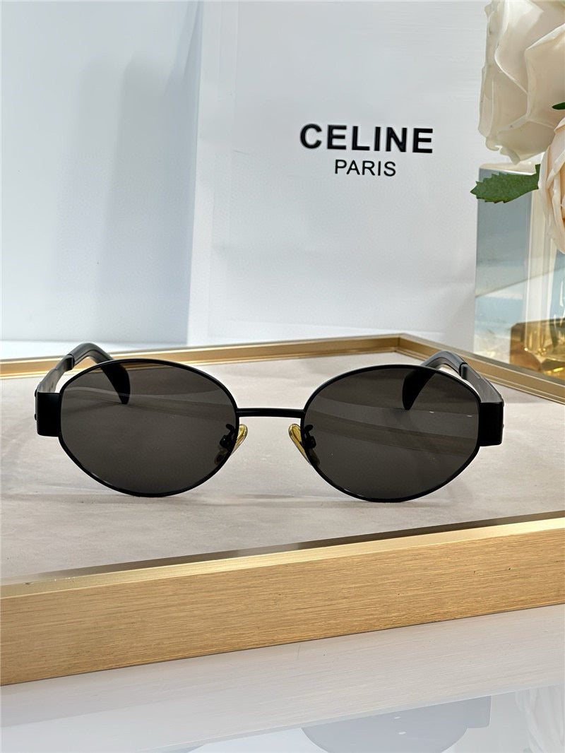 Celine Triomphe Metal Oval 40235 Women's Sunglasses✨