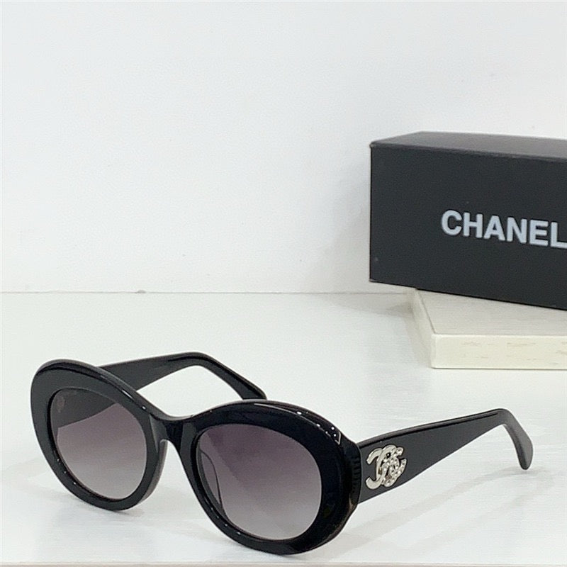 2024 CHANEL 5469  Oval Women's Acetate Sunglasses  ✨