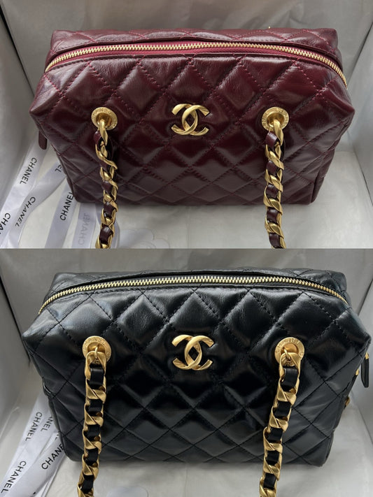 CHANEL SMALL BOWLING BAG  NEW 2024 Collection ✨