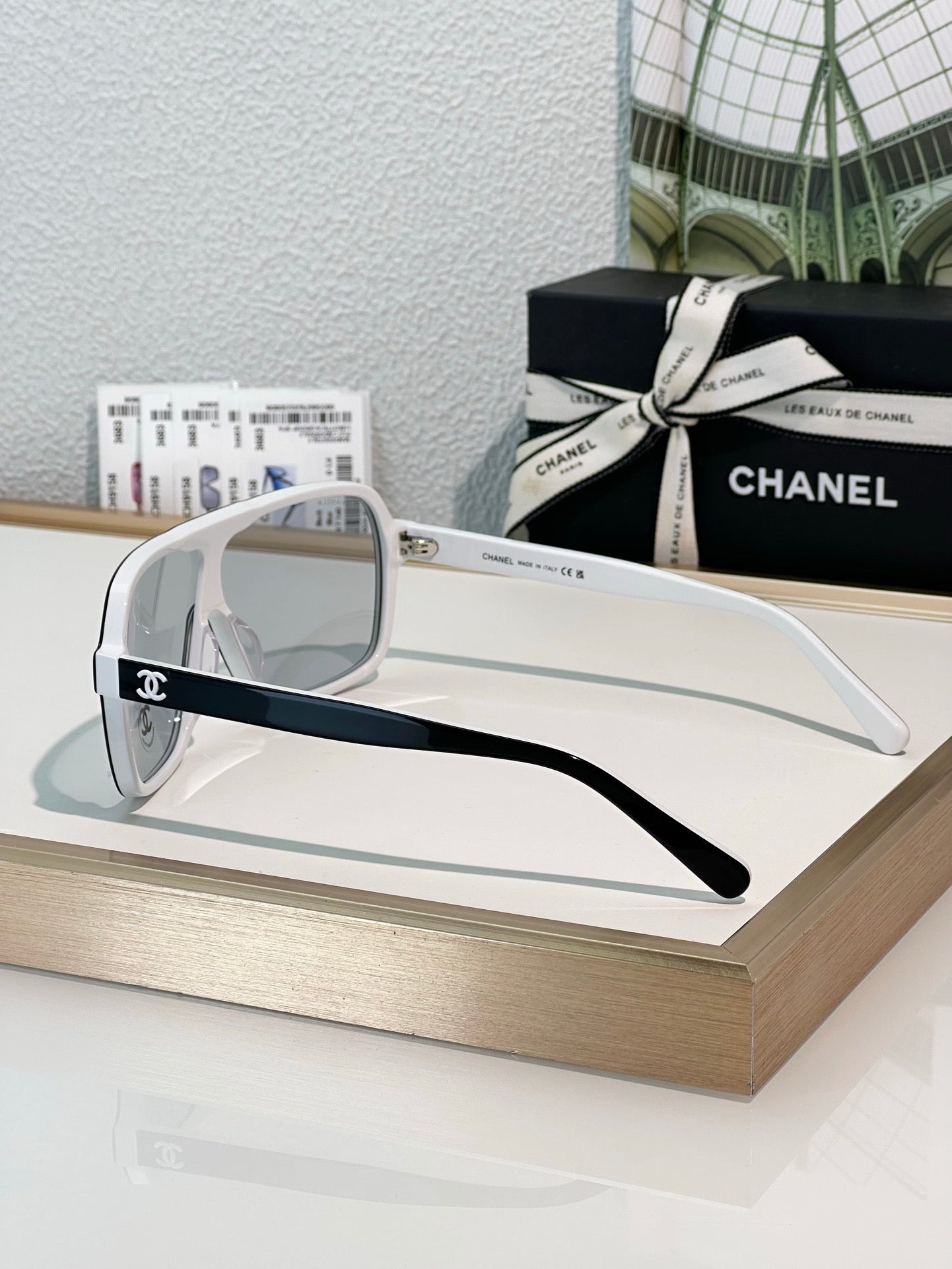 CHANEL SHIELD SUNGLASSES 71655 New Collection  ✨