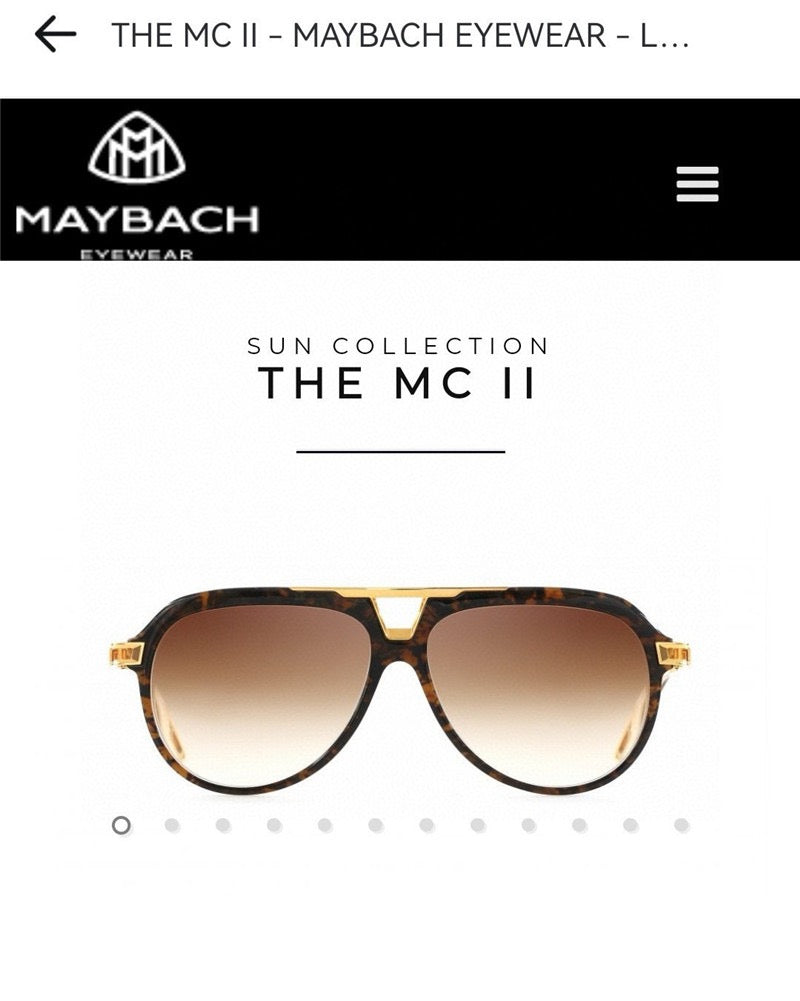 MAYBACH THE MC II Zeiss Lenses 👑 $3000