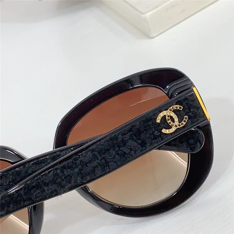 2024 CHANEL 9145QB Oval Women's Acetate Sunglasses  ✨ $1260