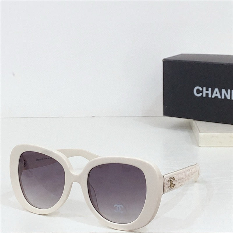 2024 CHANEL 9145QB Oval Women's Acetate Sunglasses  ✨ $1260