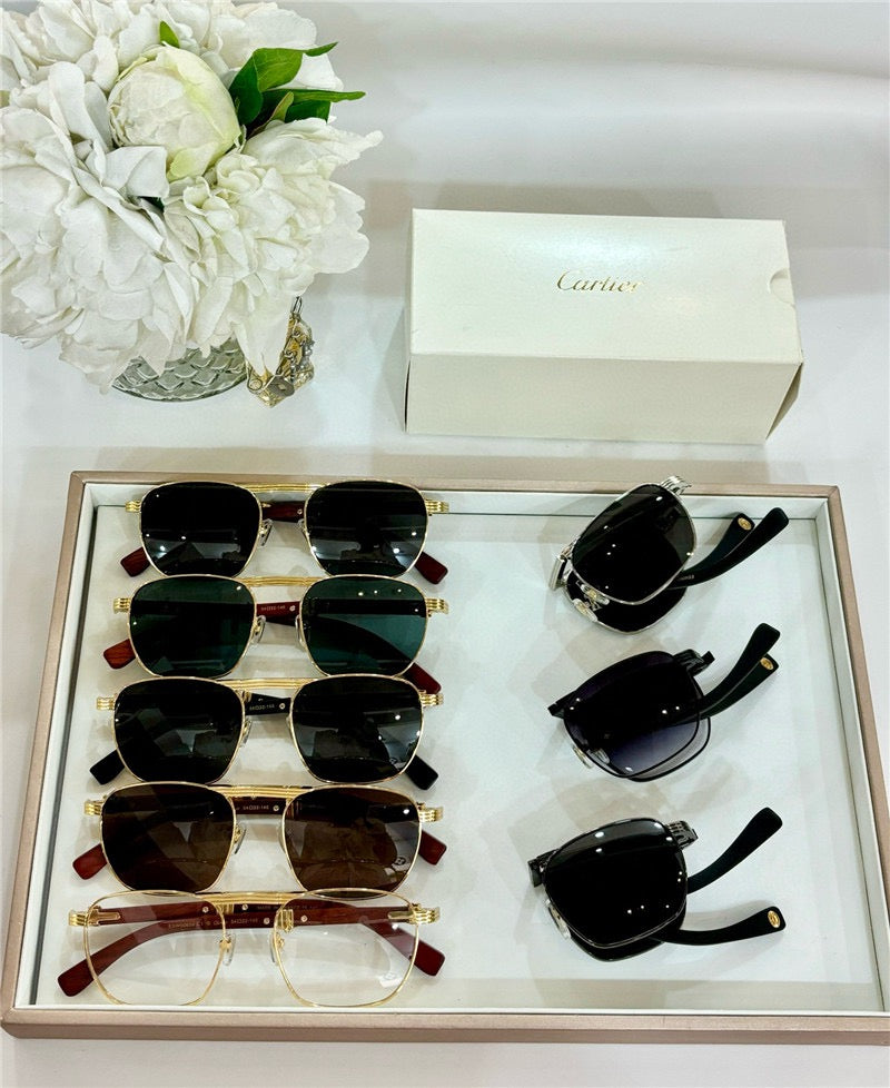 Cartier PREMIÈRE DE CARTIER CRESW00659 Folding Sunglasses 🐆 $3500