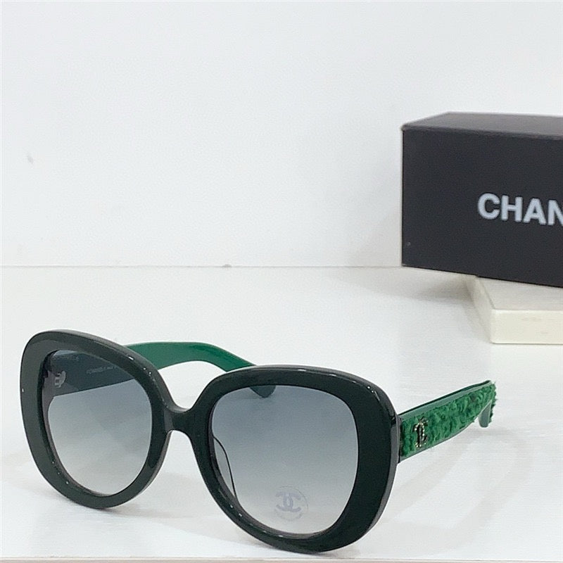 2024 CHANEL 9145QB Oval Women's Acetate Sunglasses  ✨ $1260