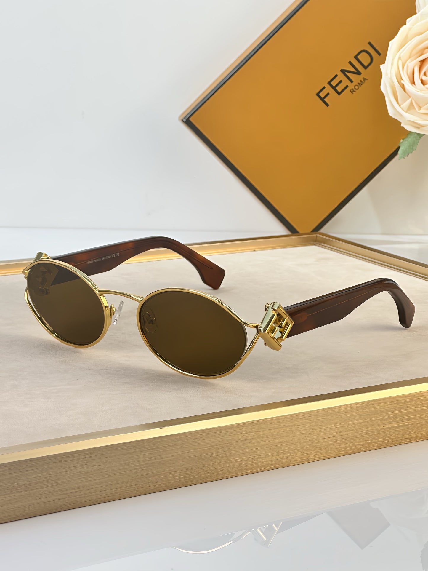 FENDI FF Logo 40218 Women's  Sunglasses✨