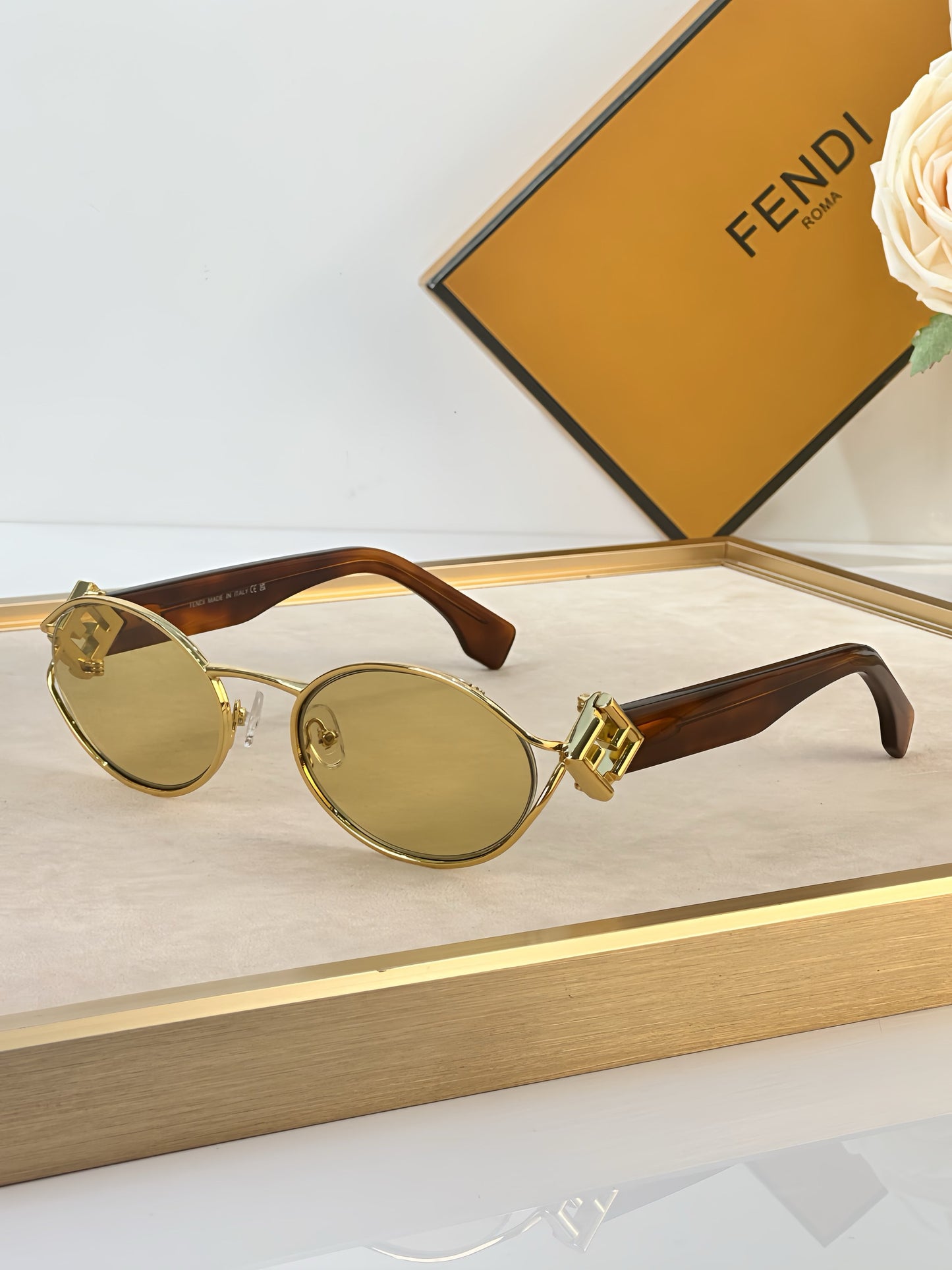 FENDI FF Logo 40218 Women's  Sunglasses✨