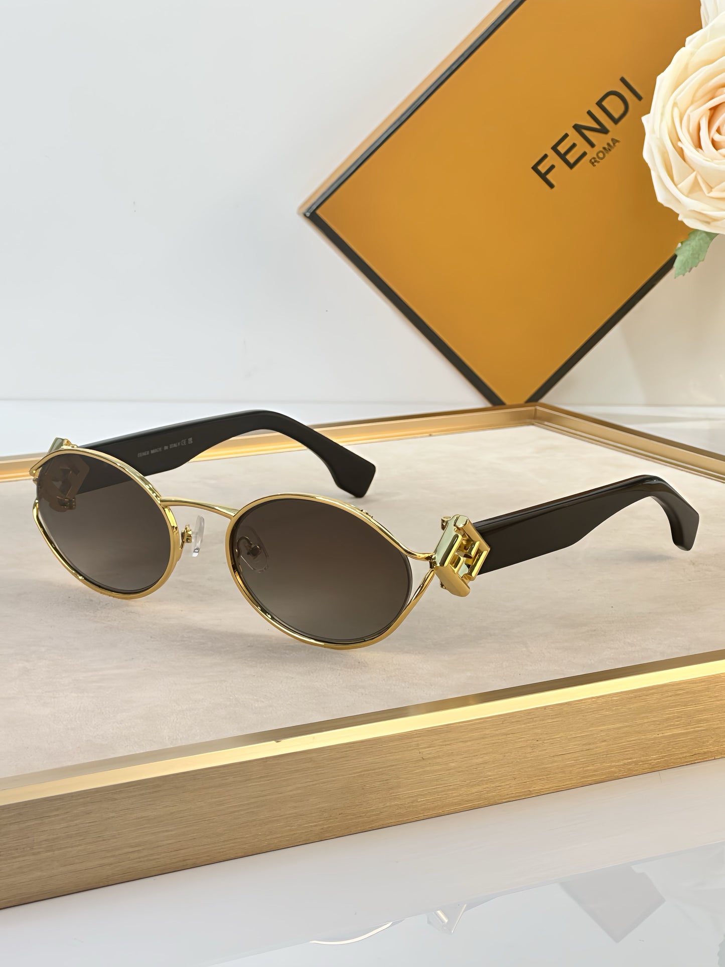 FENDI FF Logo 40218 Women's  Sunglasses✨