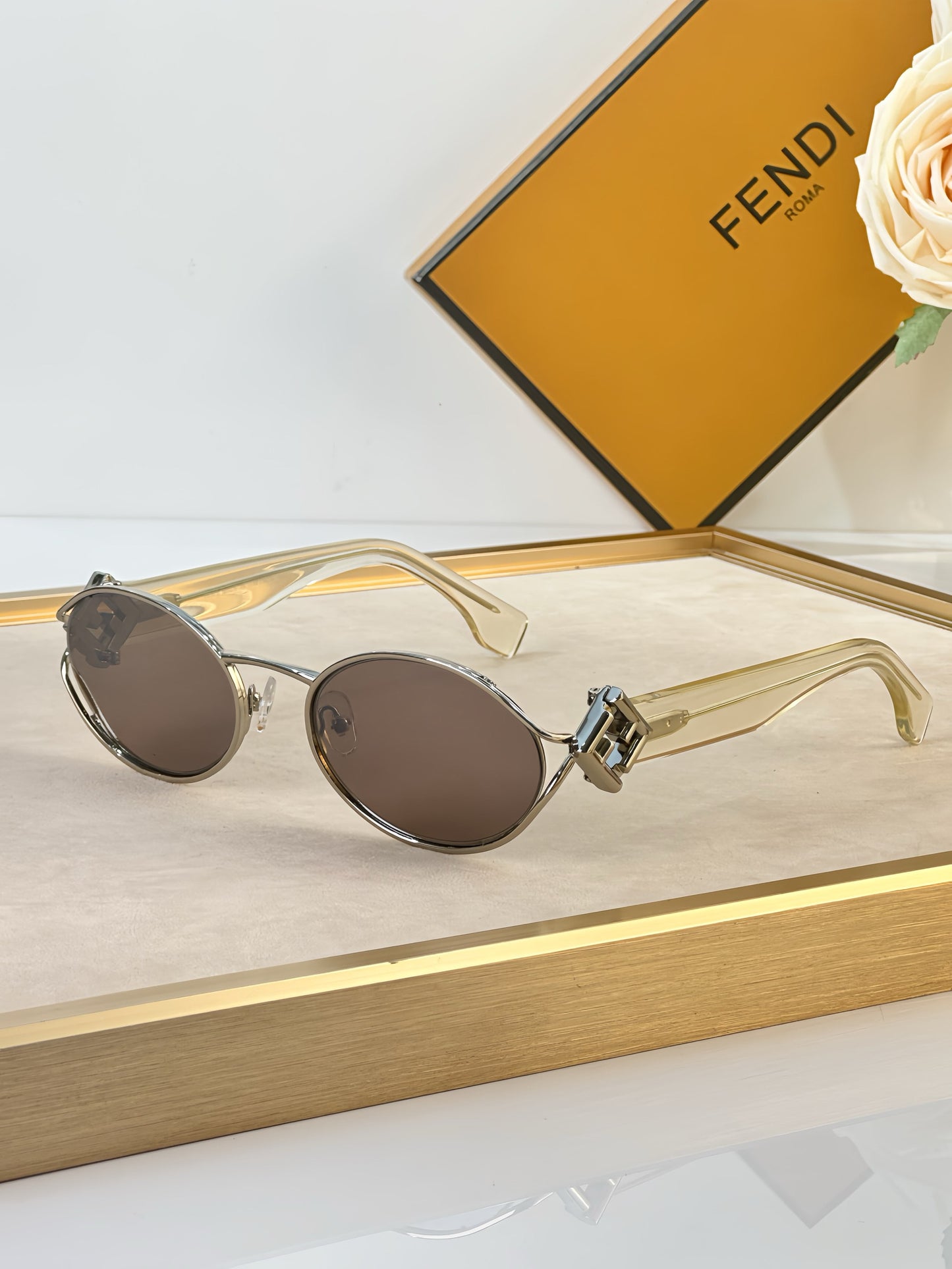 FENDI FF Logo 40218 Women's  Sunglasses✨