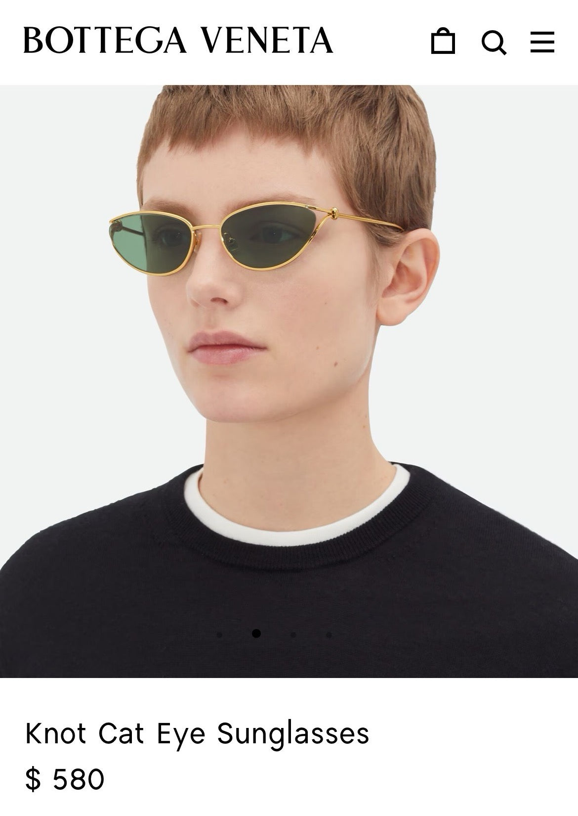 BOTTEGA VENETA BV 1330S  Unisex Sunglasses💚