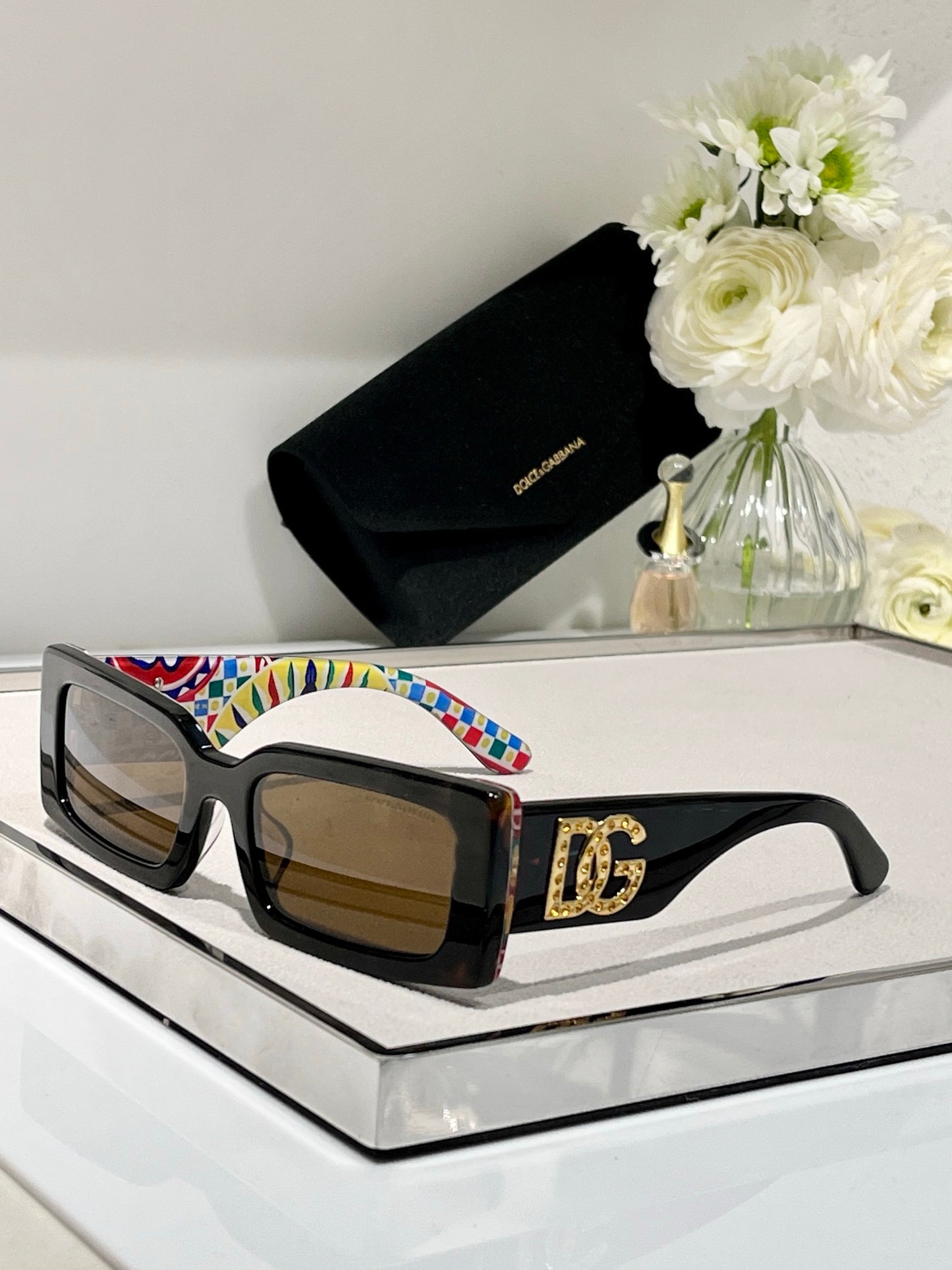 Dolce & Gabbana DG 4447 Crystal Sunglasses ✨