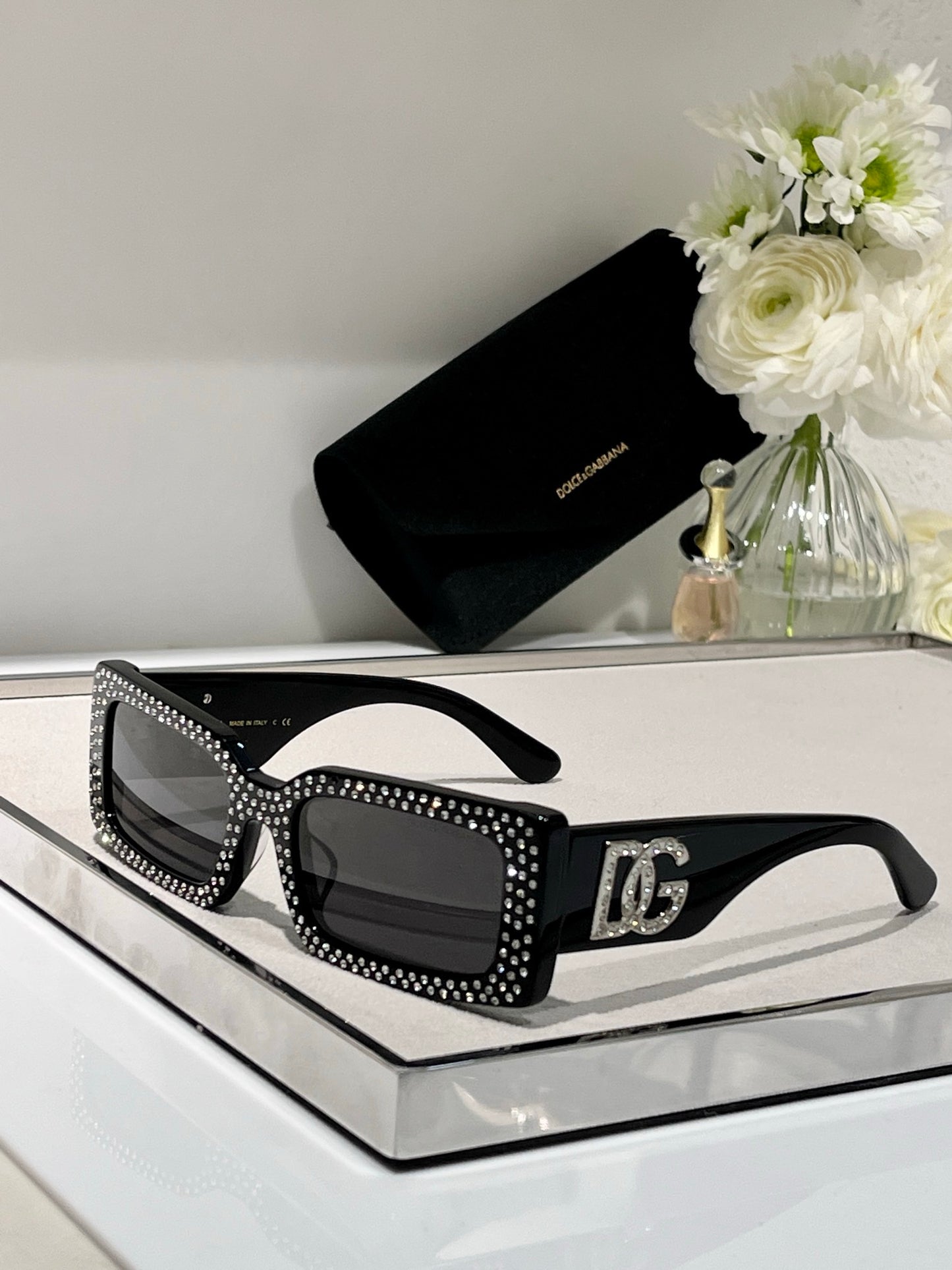 Dolce & Gabbana DG 4447 Crystal Sunglasses ✨