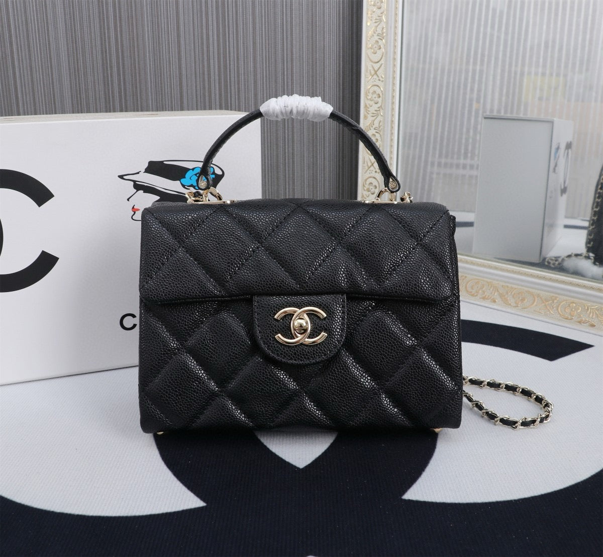 CHANEL Chanel Retrofit 24P Black Caviar 4 colors ✨