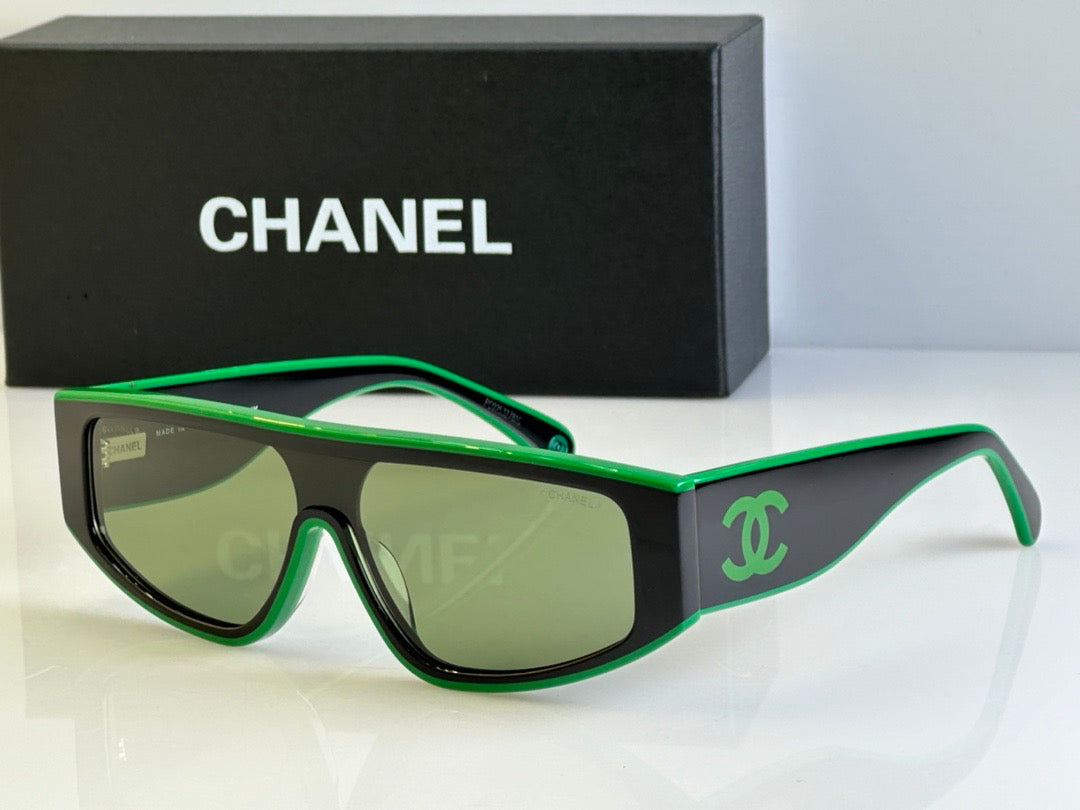 2024 CHANEL SHIELD 6057  Rectangle Women's Acetate Sunglasses  ✨