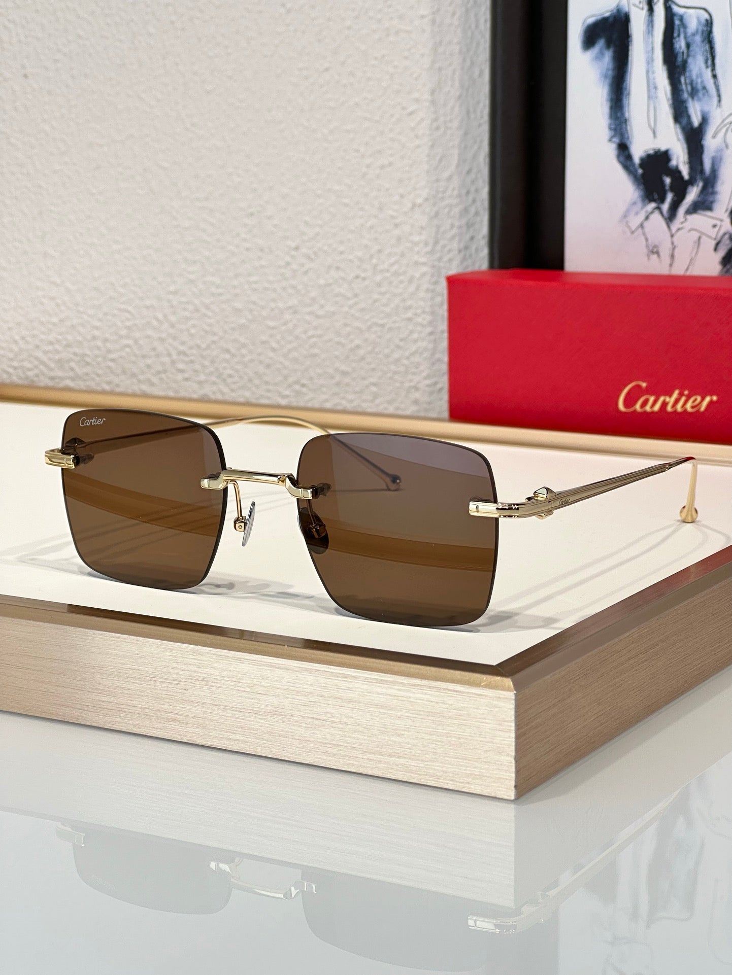 Cartier PREMIÈRE DE CARTIER CT0403S Sunglasses 🐆$1795