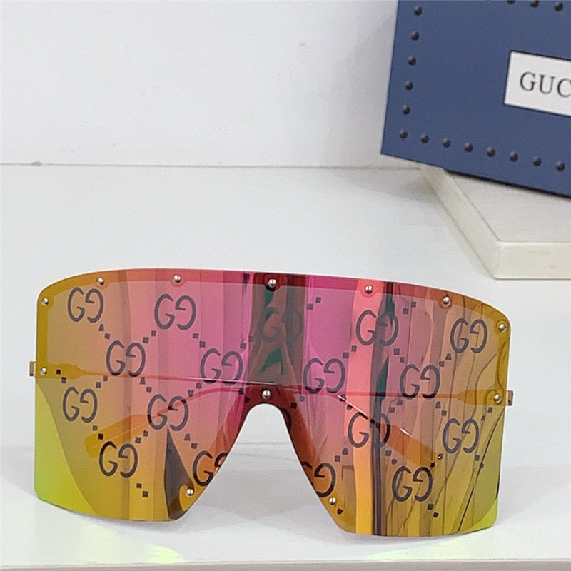 GUCCI GG1244 Monogram-Lens Acetate Mask Sunglasses  ✨